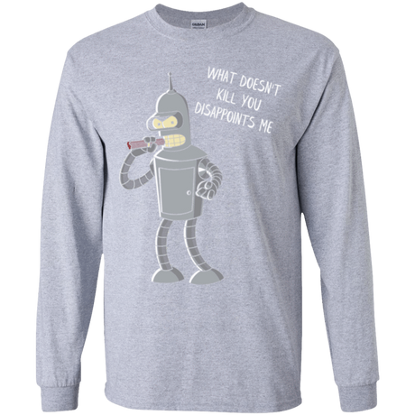 T-Shirts Sport Grey / YS Disappointed Youth Long Sleeve T-Shirt