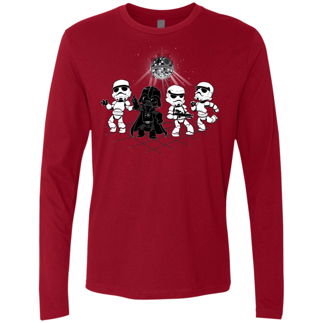 T-Shirts Cardinal / Small Disco Dark Side Men's Premium Long Sleeve