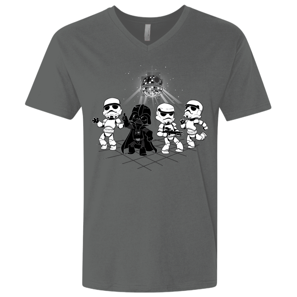 T-Shirts Heavy Metal / X-Small Disco Dark Side Men's Premium V-Neck