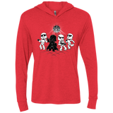 T-Shirts Vintage Red / X-Small Disco Dark Side Triblend Long Sleeve Hoodie Tee