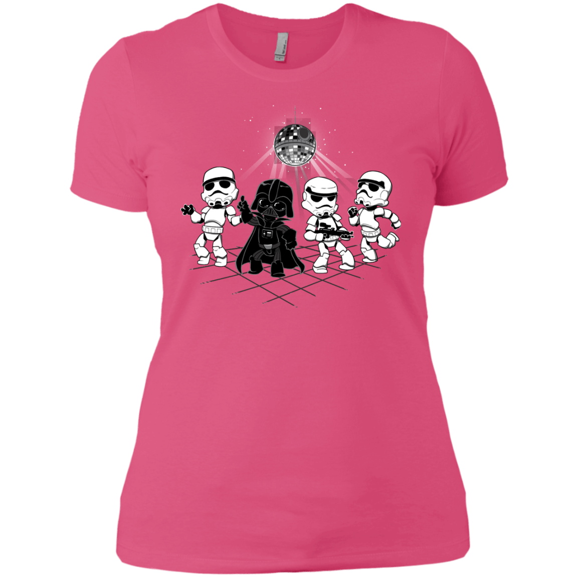 T-Shirts Hot Pink / X-Small Disco Dark Side Women's Premium T-Shirt