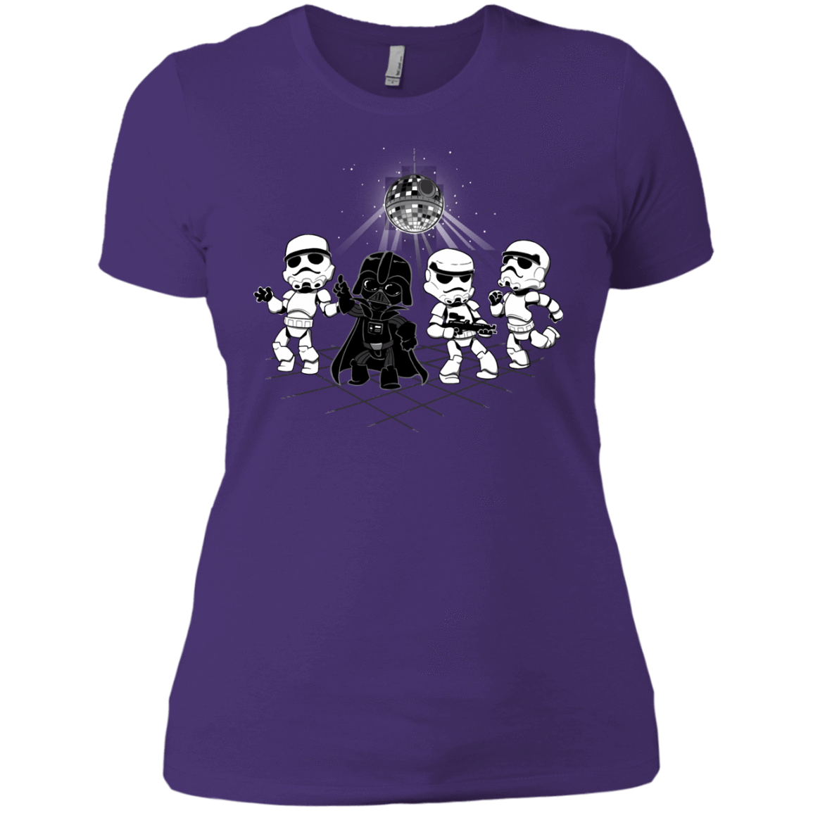 T-Shirts Purple / X-Small Disco Dark Side Women's Premium T-Shirt
