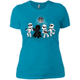 T-Shirts Turquoise / X-Small Disco Dark Side Women's Premium T-Shirt