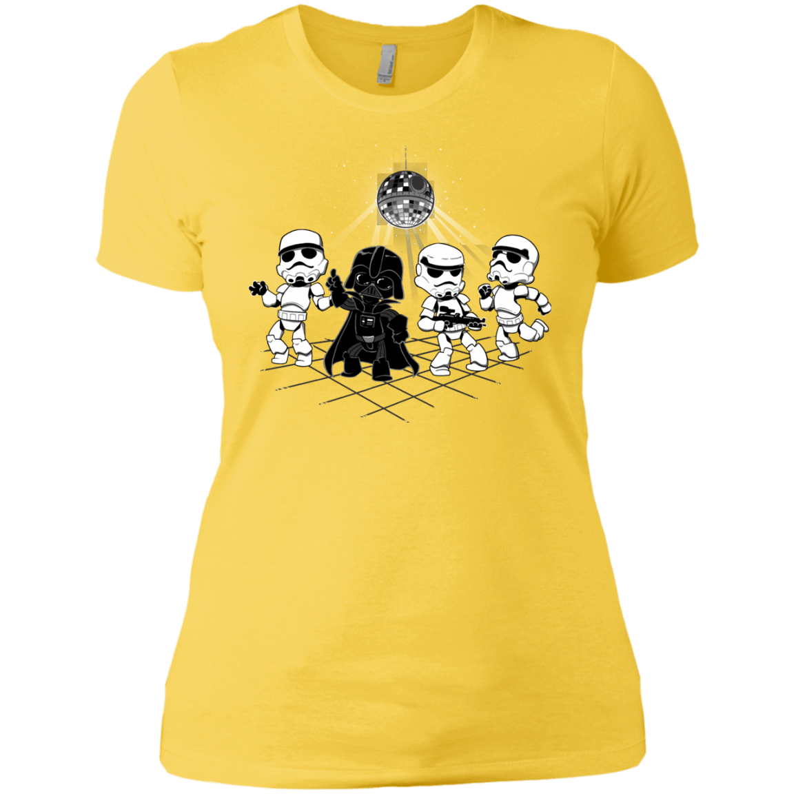 T-Shirts Vibrant Yellow / X-Small Disco Dark Side Women's Premium T-Shirt