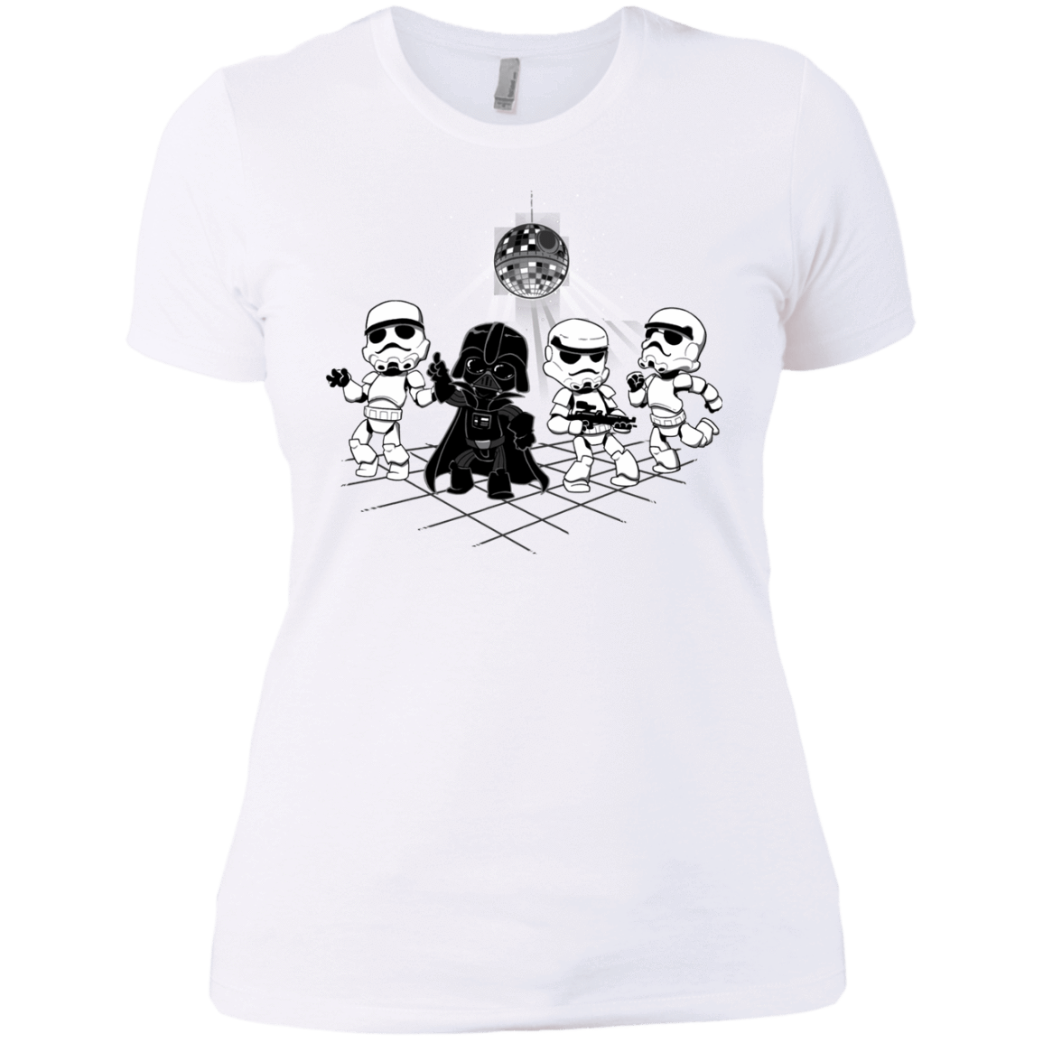 T-Shirts White / X-Small Disco Dark Side Women's Premium T-Shirt