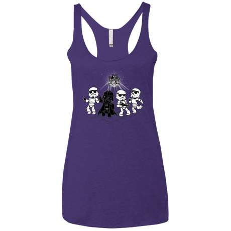 T-Shirts Purple / X-Small Disco Dark Side Women's Triblend Racerback Tank