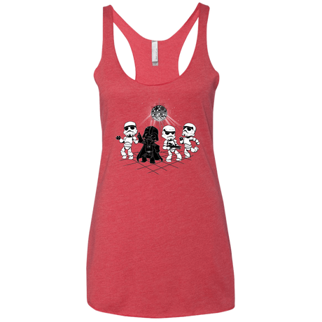 T-Shirts Vintage Red / X-Small Disco Dark Side Women's Triblend Racerback Tank