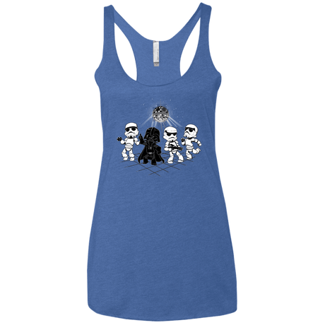 T-Shirts Vintage Royal / X-Small Disco Dark Side Women's Triblend Racerback Tank