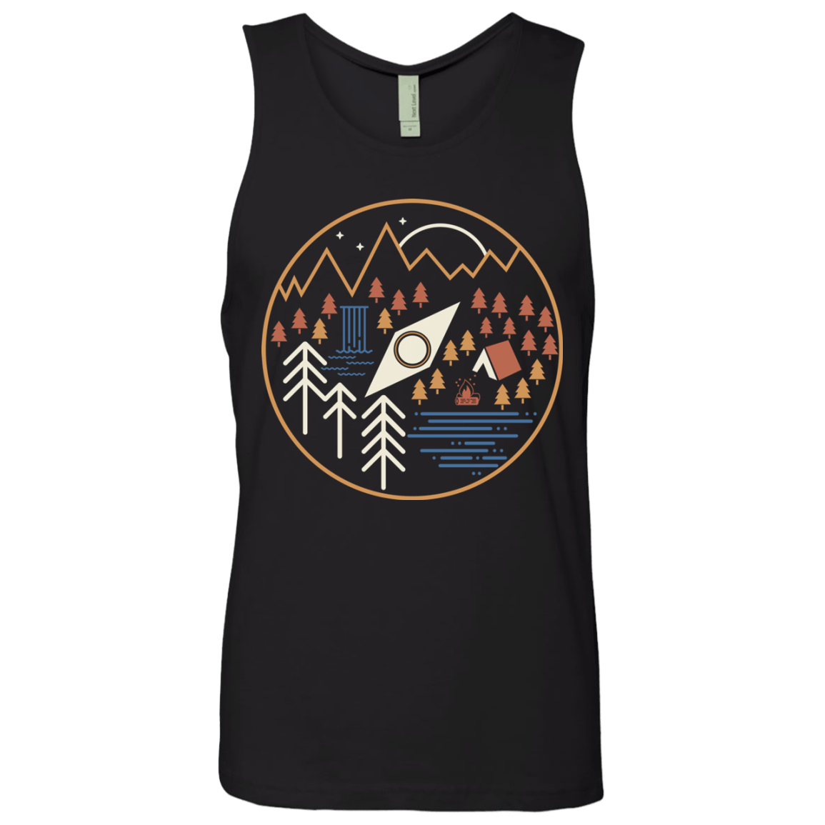 T-Shirts Black / S Discover Camping Men's Premium Tank Top