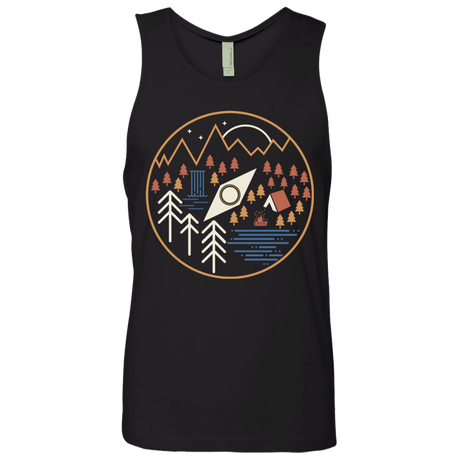 T-Shirts Black / S Discover Camping Men's Premium Tank Top