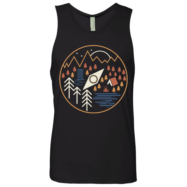 T-Shirts Black / S Discover Camping Men's Premium Tank Top