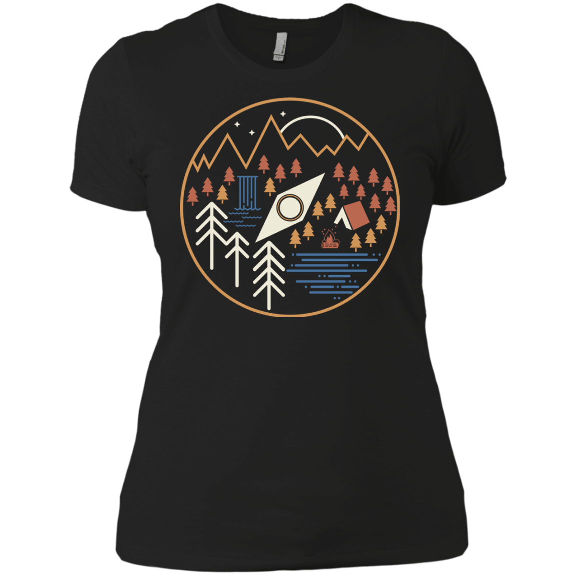 T-Shirts Black / X-Small Discover Camping Women's Premium T-Shirt