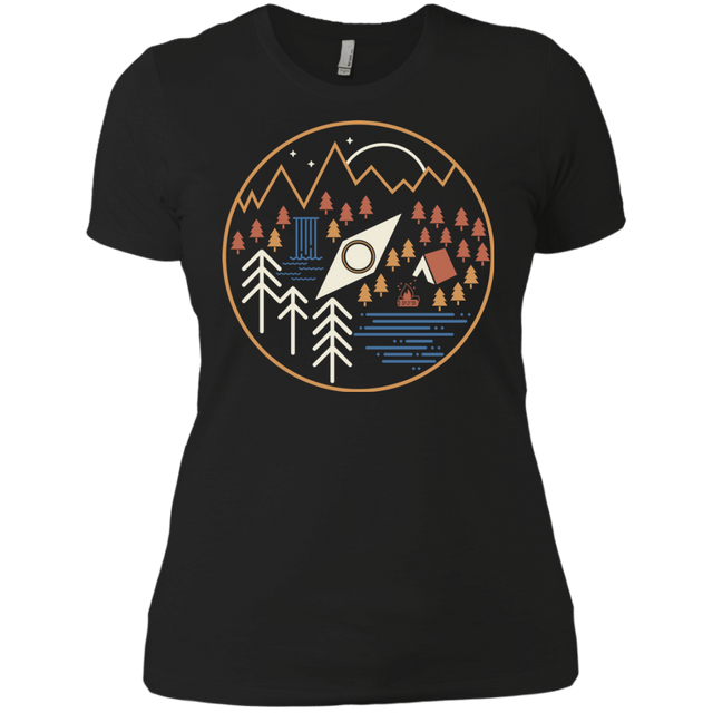 T-Shirts Black / X-Small Discover Camping Women's Premium T-Shirt