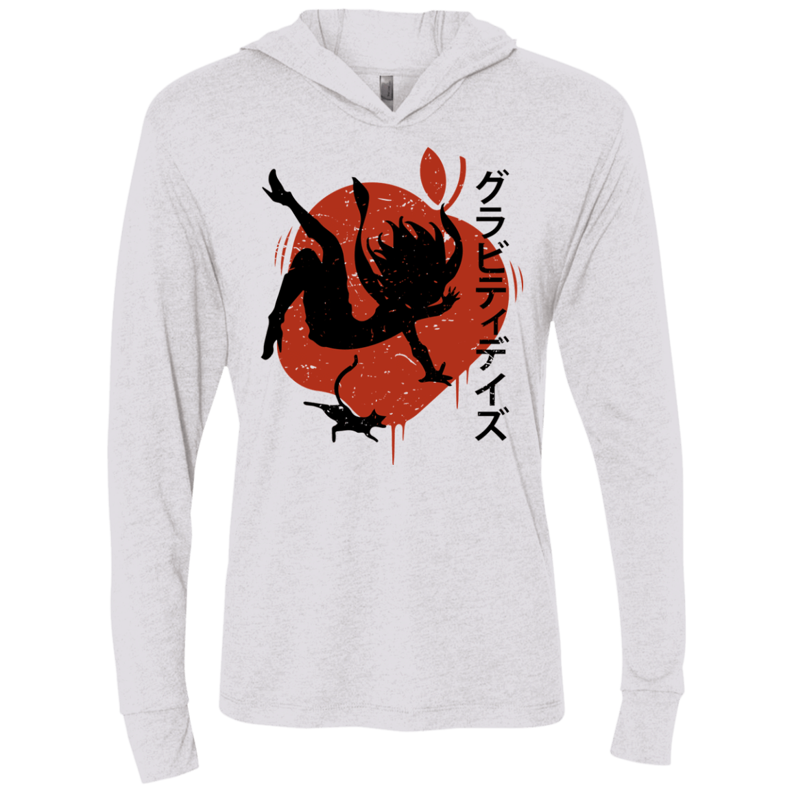 T-Shirts Heather White / X-Small Discover the Gravitation Triblend Long Sleeve Hoodie Tee