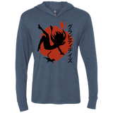 T-Shirts Indigo / X-Small Discover the Gravitation Triblend Long Sleeve Hoodie Tee