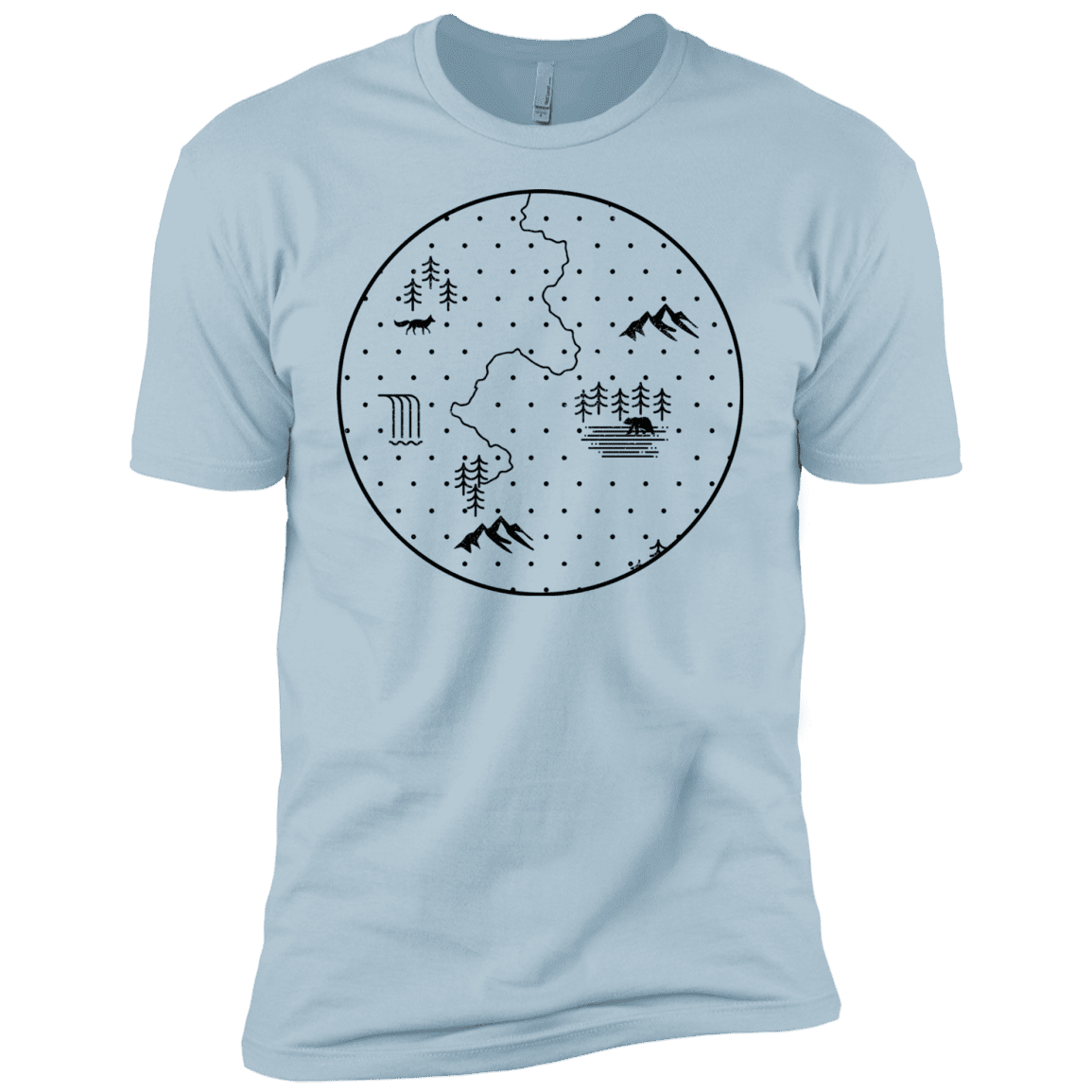 T-Shirts Light Blue / YXS Discovering Nature Boys Premium T-Shirt