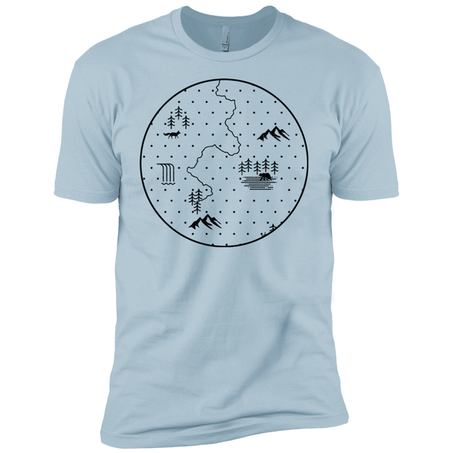T-Shirts Light Blue / YXS Discovering Nature Boys Premium T-Shirt