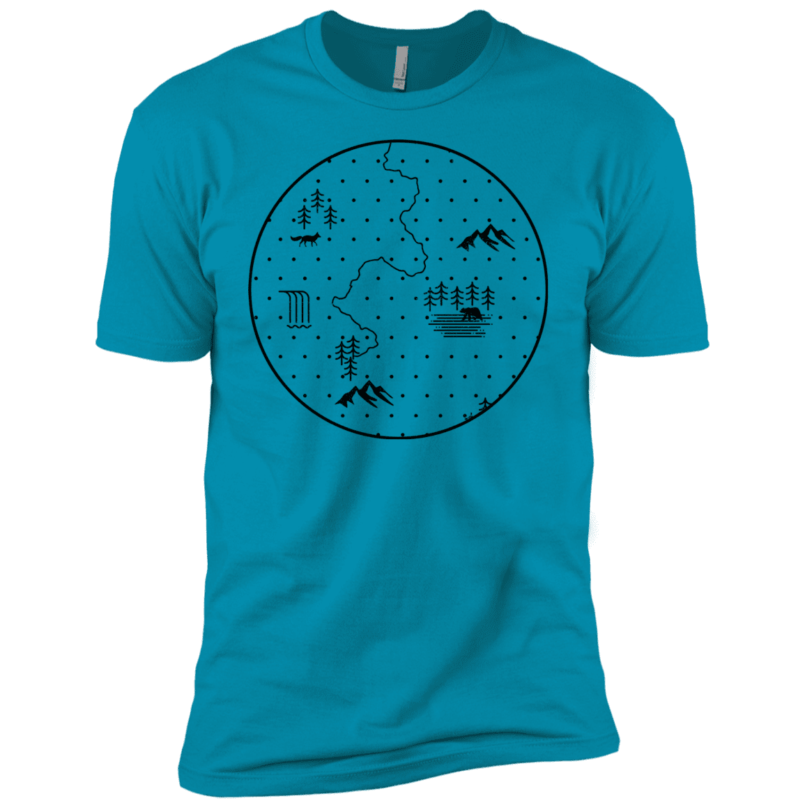 T-Shirts Turquoise / YXS Discovering Nature Boys Premium T-Shirt