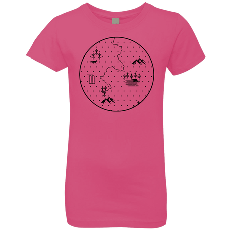 T-Shirts Hot Pink / YXS Discovering Nature Girls Premium T-Shirt