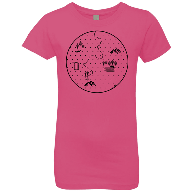 T-Shirts Hot Pink / YXS Discovering Nature Girls Premium T-Shirt