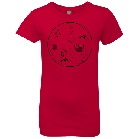 T-Shirts Red / YXS Discovering Nature Girls Premium T-Shirt