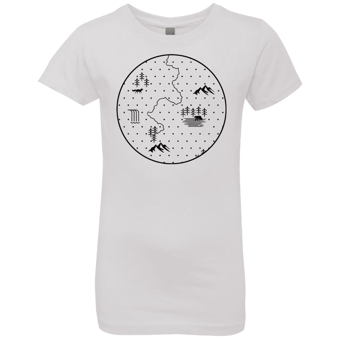 T-Shirts White / YXS Discovering Nature Girls Premium T-Shirt