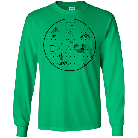 T-Shirts Irish Green / S Discovering Nature Men's Long Sleeve T-Shirt