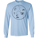 T-Shirts Light Blue / S Discovering Nature Men's Long Sleeve T-Shirt