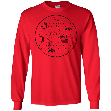 T-Shirts Red / S Discovering Nature Men's Long Sleeve T-Shirt