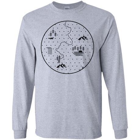 T-Shirts Sport Grey / S Discovering Nature Men's Long Sleeve T-Shirt