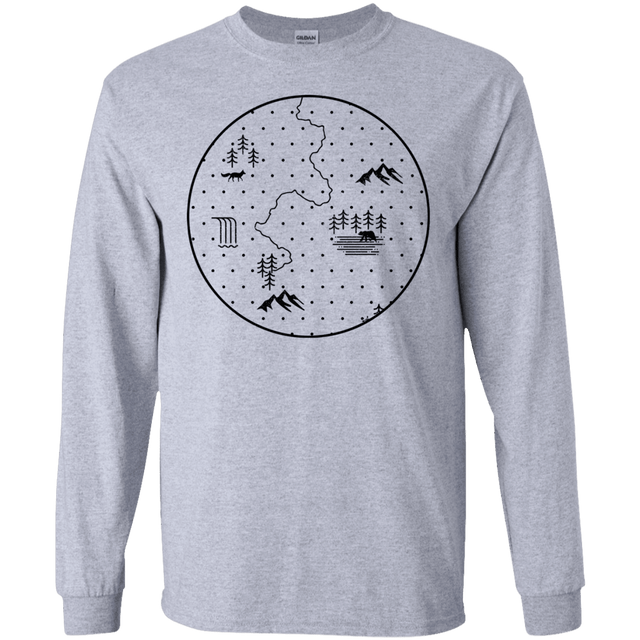 T-Shirts Sport Grey / S Discovering Nature Men's Long Sleeve T-Shirt