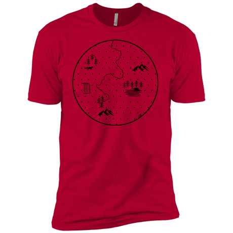 T-Shirts Red / X-Small Discovering Nature Men's Premium T-Shirt