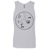 T-Shirts Heather Grey / S Discovering Nature Men's Premium Tank Top