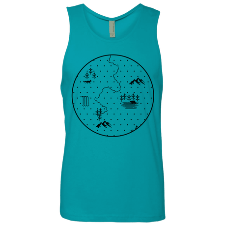 T-Shirts Discovering Nature Men's Premium Tank Top