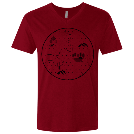 T-Shirts Discovering Nature Men's Premium V-Neck