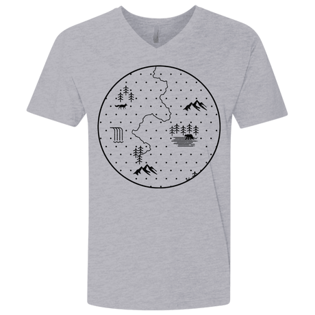 T-Shirts Discovering Nature Men's Premium V-Neck