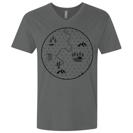 T-Shirts Heavy Metal / X-Small Discovering Nature Men's Premium V-Neck