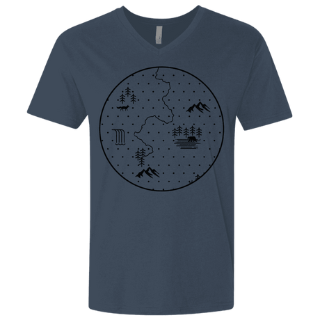 T-Shirts Discovering Nature Men's Premium V-Neck