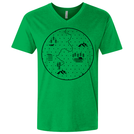 T-Shirts Discovering Nature Men's Premium V-Neck