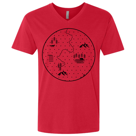 T-Shirts Discovering Nature Men's Premium V-Neck