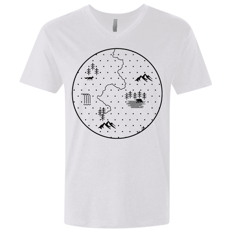 T-Shirts Discovering Nature Men's Premium V-Neck