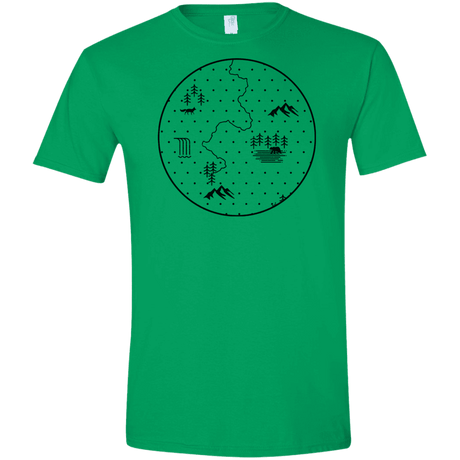 T-Shirts Irish Green / S Discovering Nature Men's Semi-Fitted Softstyle