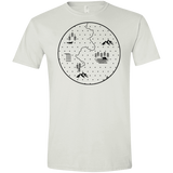 T-Shirts White / X-Small Discovering Nature Men's Semi-Fitted Softstyle