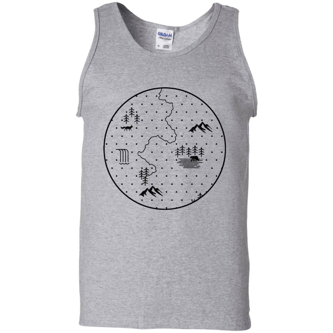 T-Shirts Sport Grey / S Discovering Nature Men's Tank Top