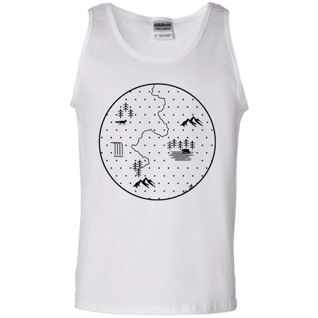 T-Shirts White / S Discovering Nature Men's Tank Top