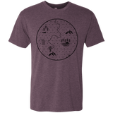 T-Shirts Vintage Purple / S Discovering Nature Men's Triblend T-Shirt
