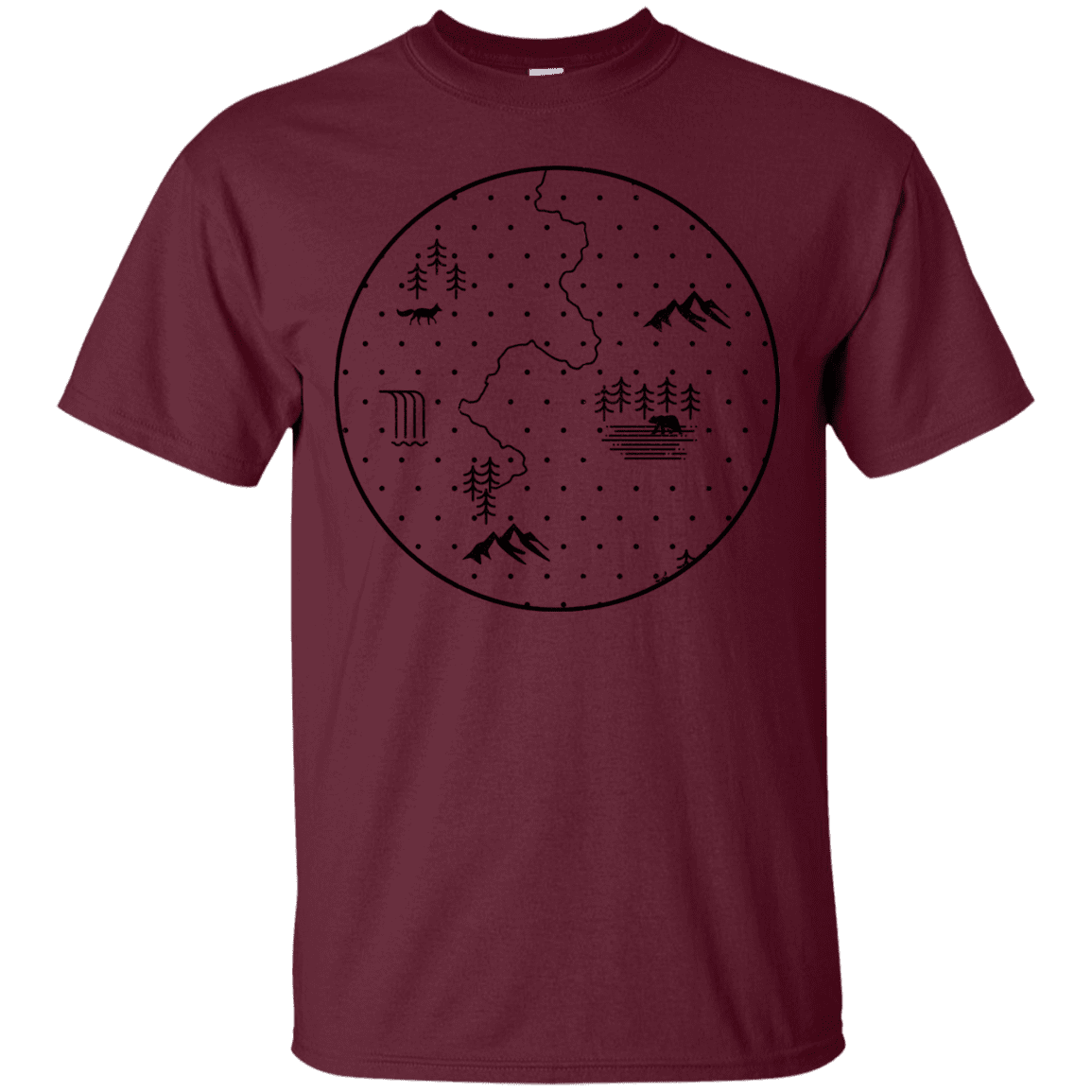 T-Shirts Maroon / S Discovering Nature T-Shirt
