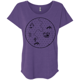 T-Shirts Purple Rush / X-Small Discovering Nature Triblend Dolman Sleeve