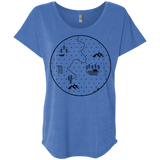 T-Shirts Vintage Royal / X-Small Discovering Nature Triblend Dolman Sleeve