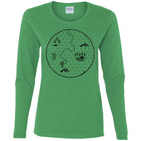 T-Shirts Irish Green / S Discovering Nature Women's Long Sleeve T-Shirt